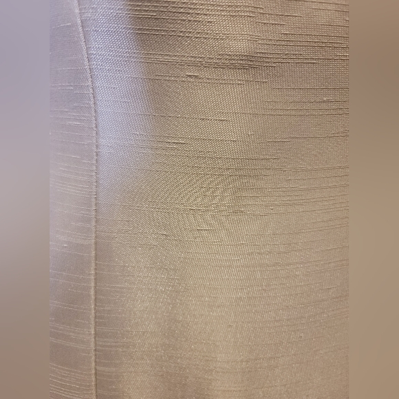 TAHARI by Arthur S. Levine Cream/Light Gold Square Neckline Formal Mini Dress - Picture 3 of 10